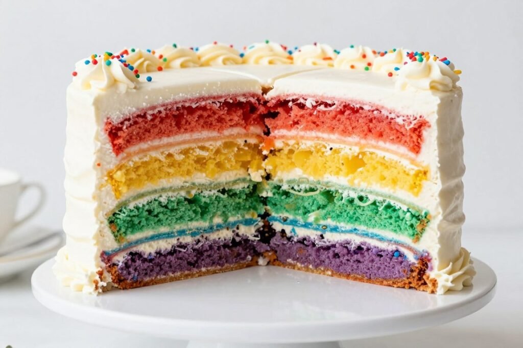 birthday cake designs for kids featuring rainbow layers birthday cake designs for kids featuring rainbow layers
