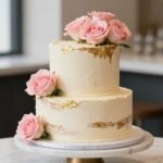 birthday cake designs for mother featuring elegant floral decoration