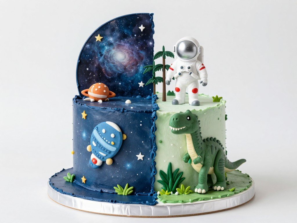 birthday cake ideas featuring space and dinosaur themes for children birthday cake ideas featuring space and dinosaur themes for children