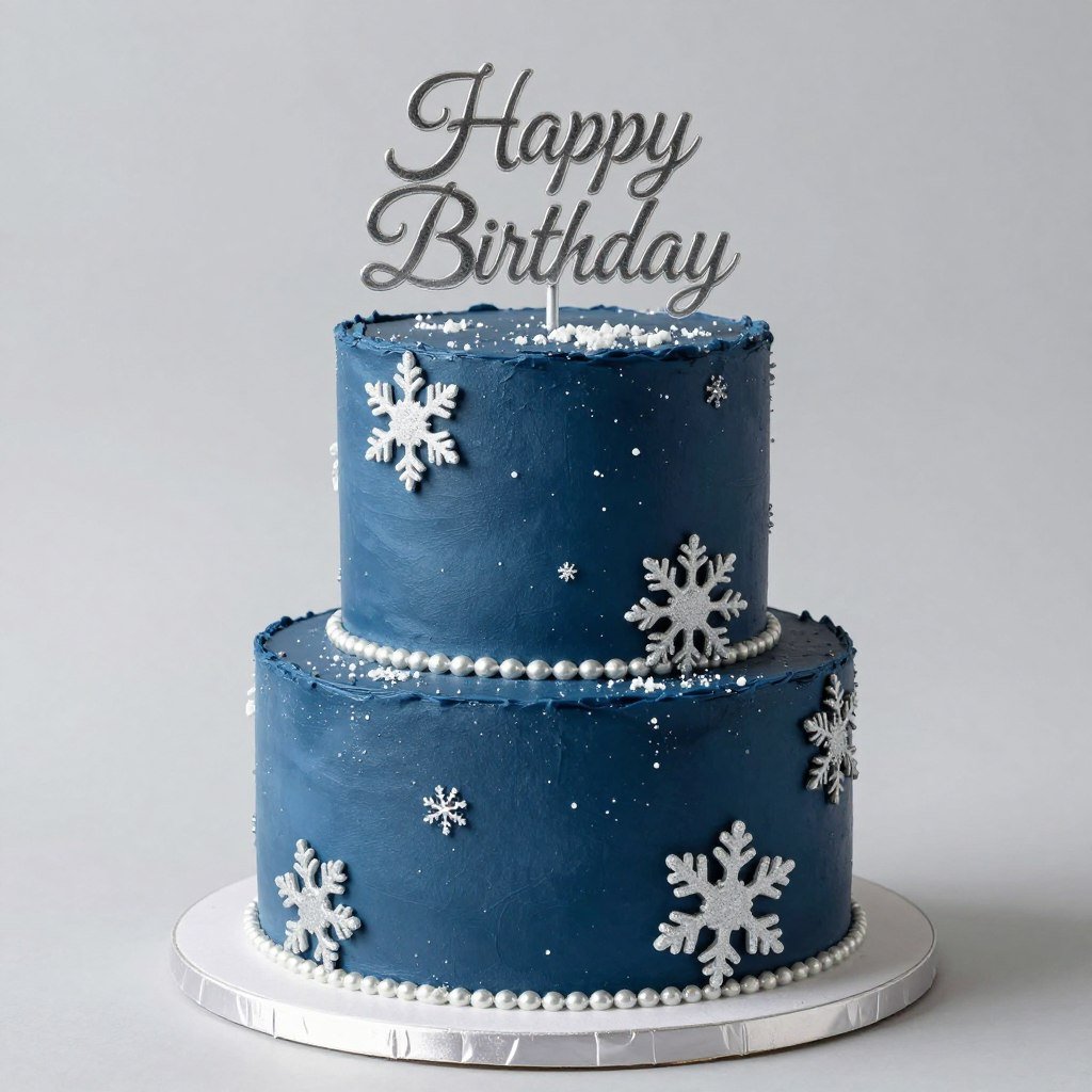 birthday cake with winter theme avoiding holiday clichés birthday cake with winter theme avoiding holiday clichés
