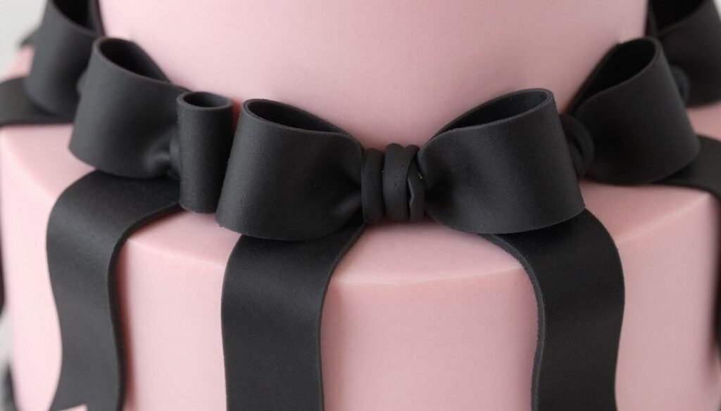 black ribbon details on aesthetic cake designs coquette black black ribbon details on aesthetic cake designs coquette black