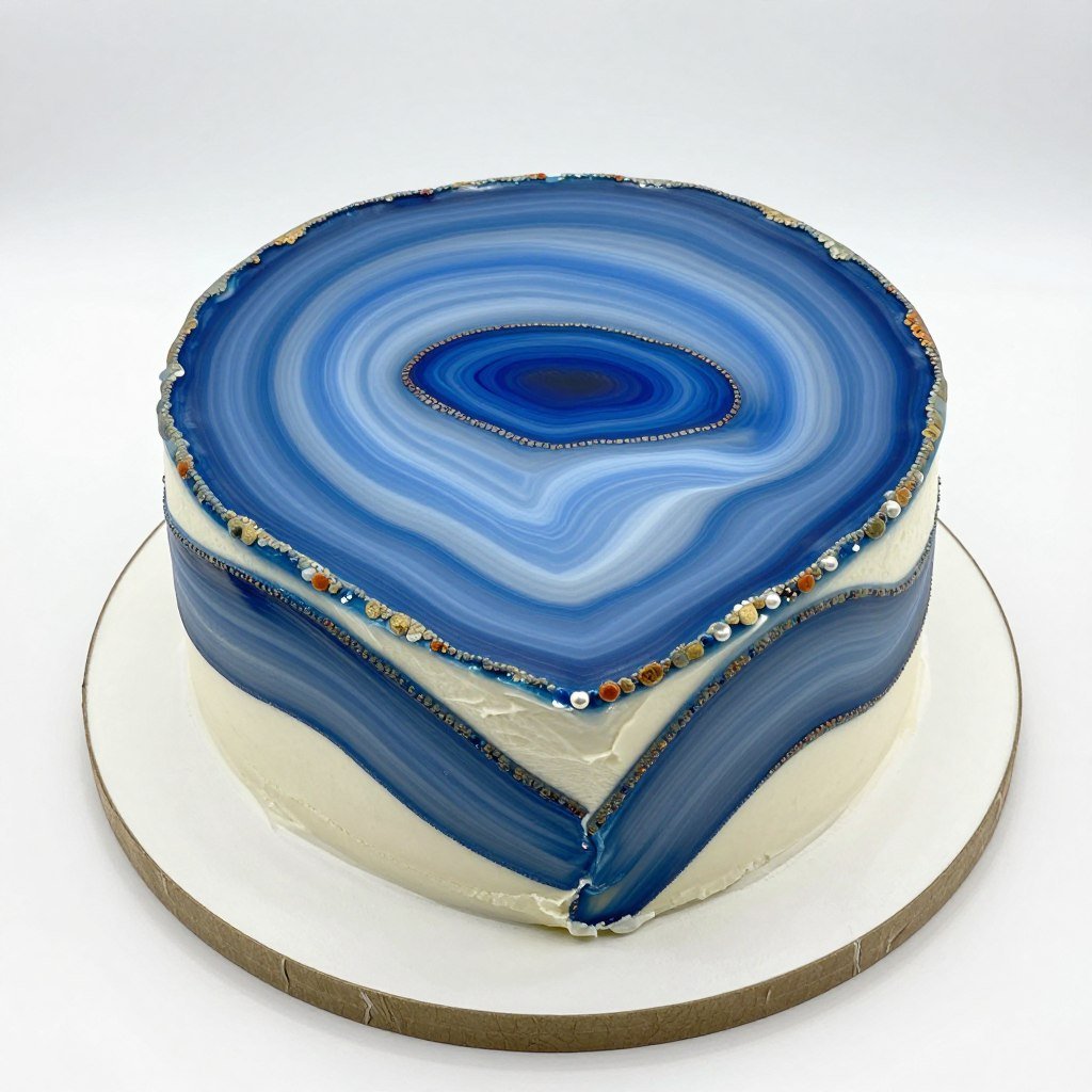 blue agate cake design birthday blue agate cake design birthday