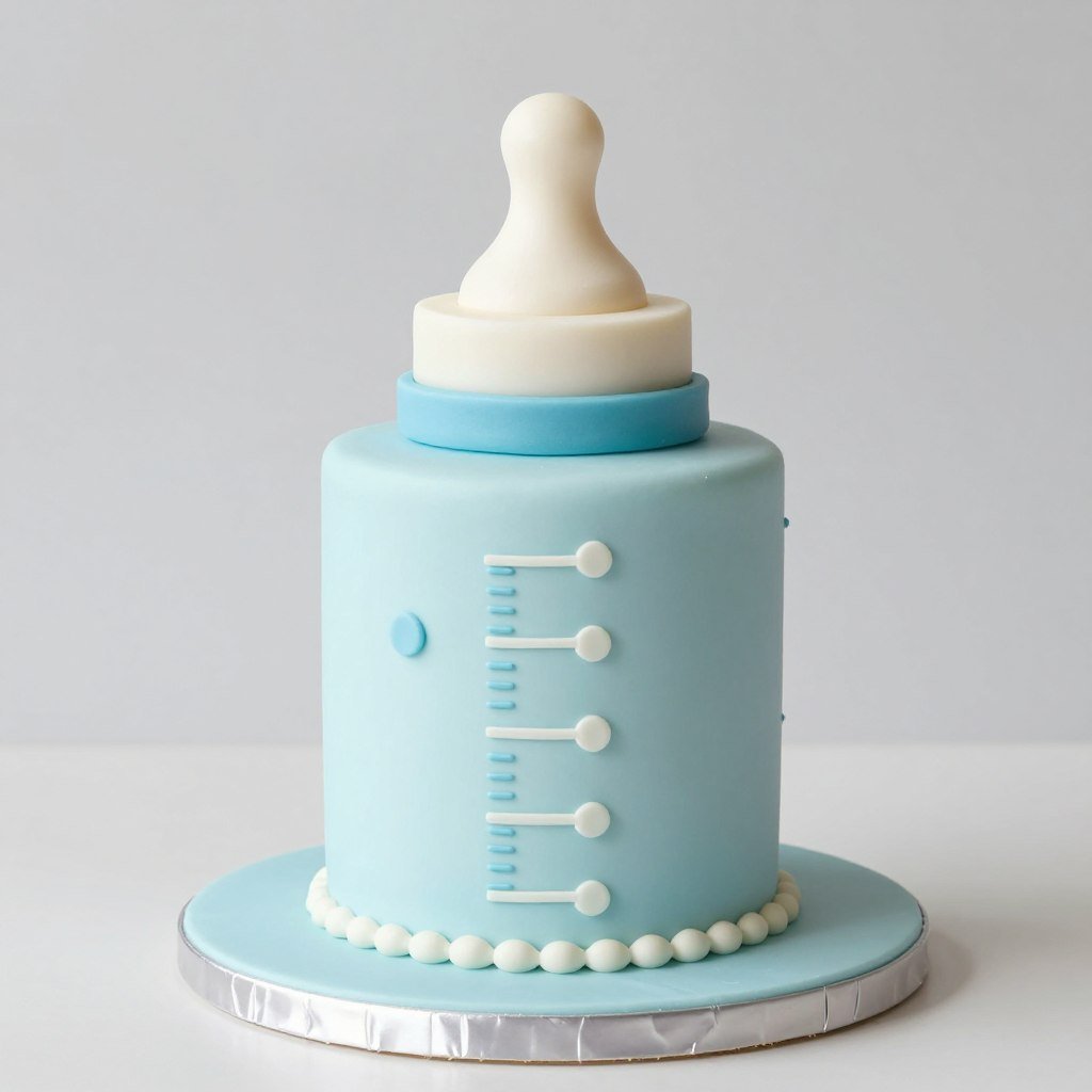 blue baby bottle cake baby shower blue baby bottle cake baby shower