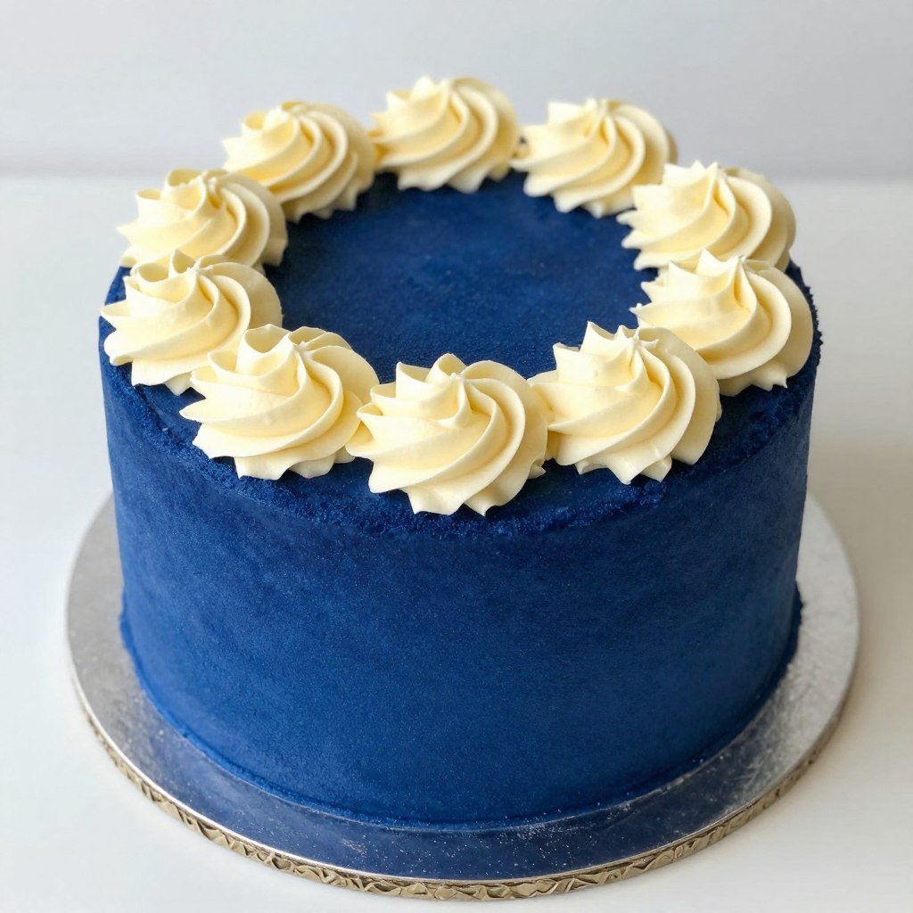 blue cake inspo with vanilla buttercream blue cake inspo with vanilla buttercream