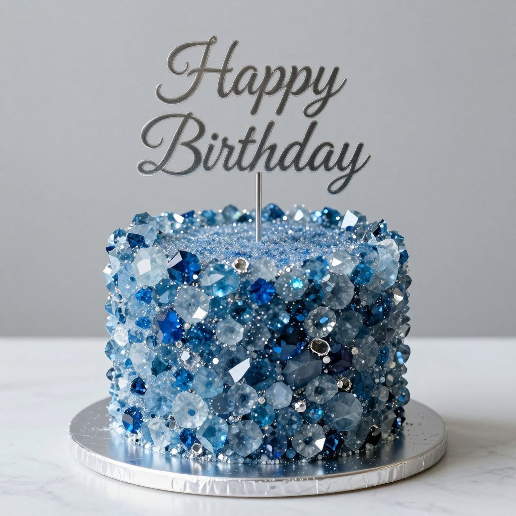 blue druzy cake design blue druzy cake design