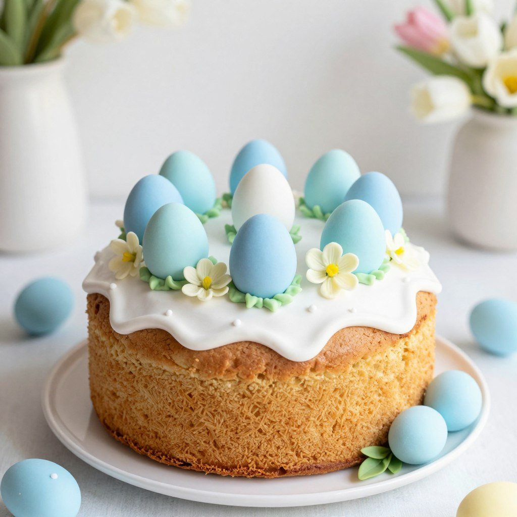 blue easter egg cake spring celebration blue easter egg cake spring celebration