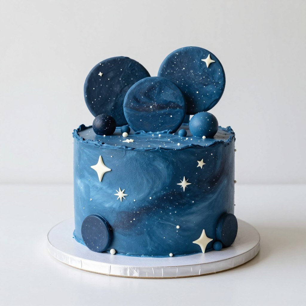 blue galaxy cake design birthday blue galaxy cake design birthday