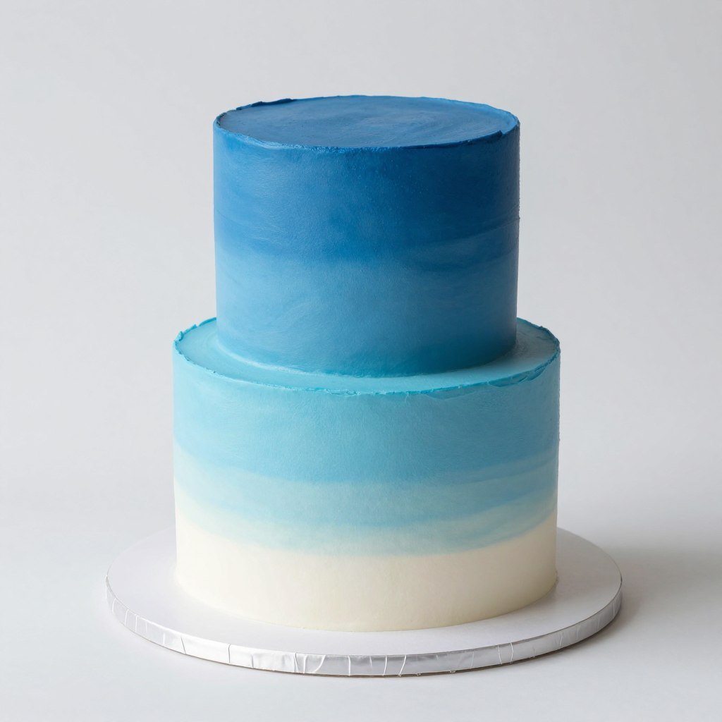 blue ombre geometric cake pattern blue ombre geometric cake pattern