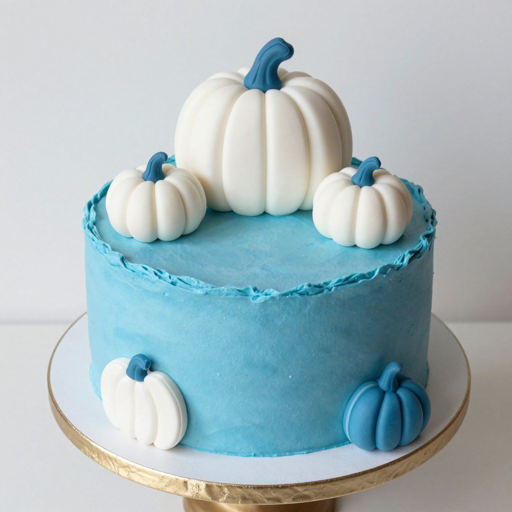 blue pumpkin cake fall celebration theme blue pumpkin cake fall celebration theme