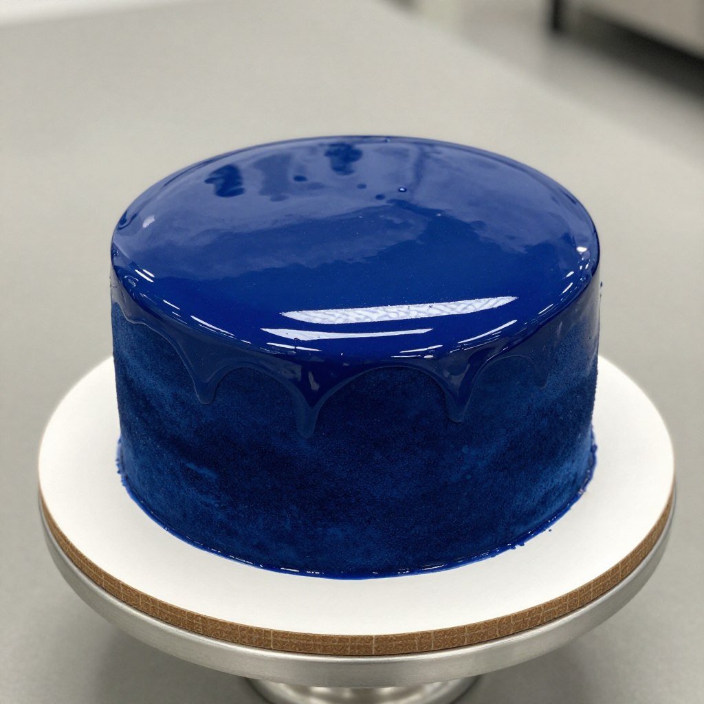 blue velvet cake with mirror glaze finish blue velvet cake with mirror glaze finish