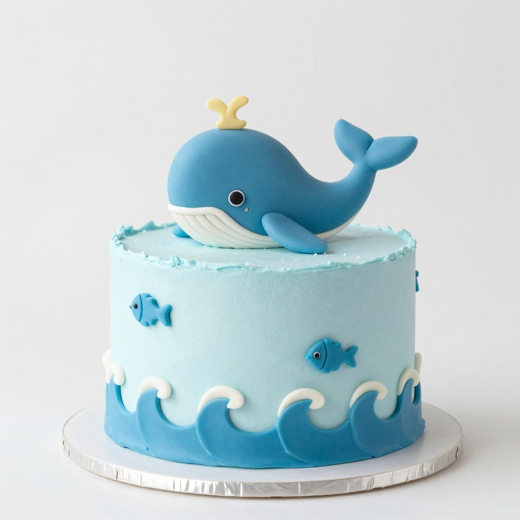 blue whale themed baby shower cake blue whale themed baby shower cake