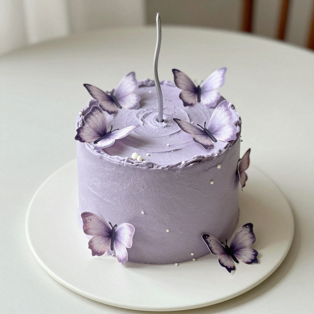 budget aesthetic purple cake homemade girly