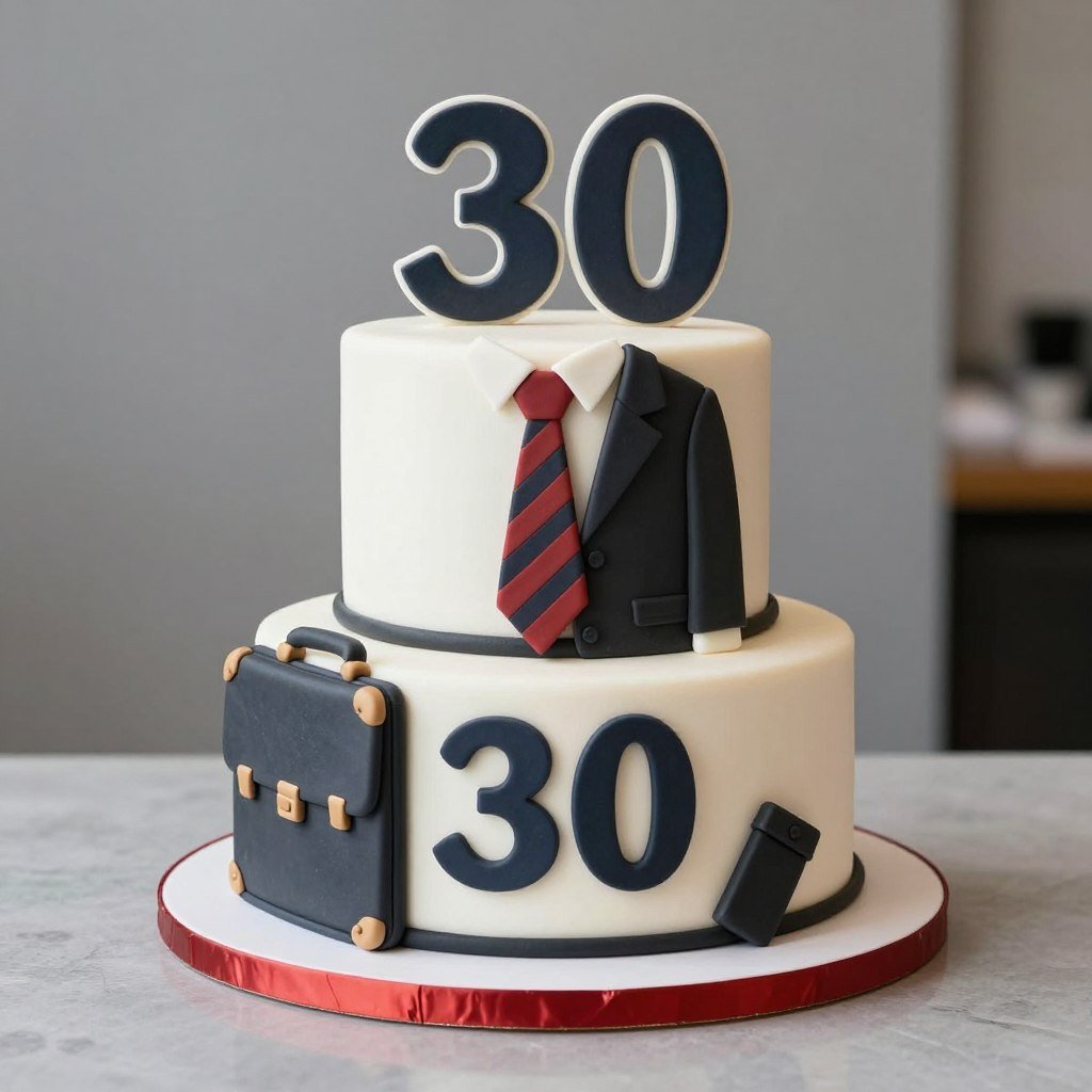 business executive 30th birthday cake