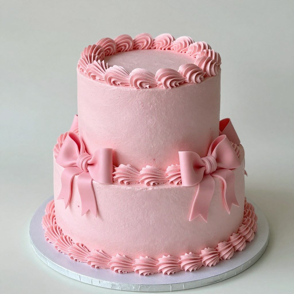 buttercream bow border