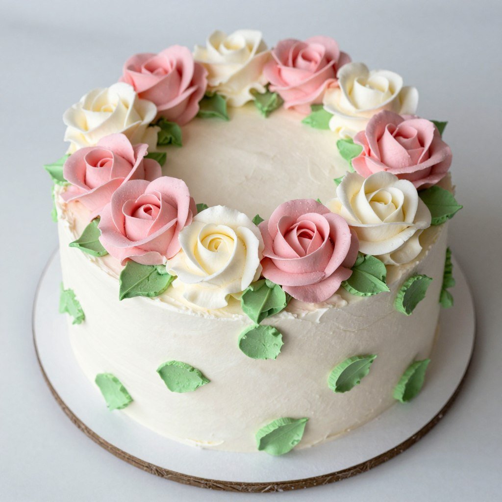 buttercream flower cake for mother's birthday buttercream flower cake for mother's birthday