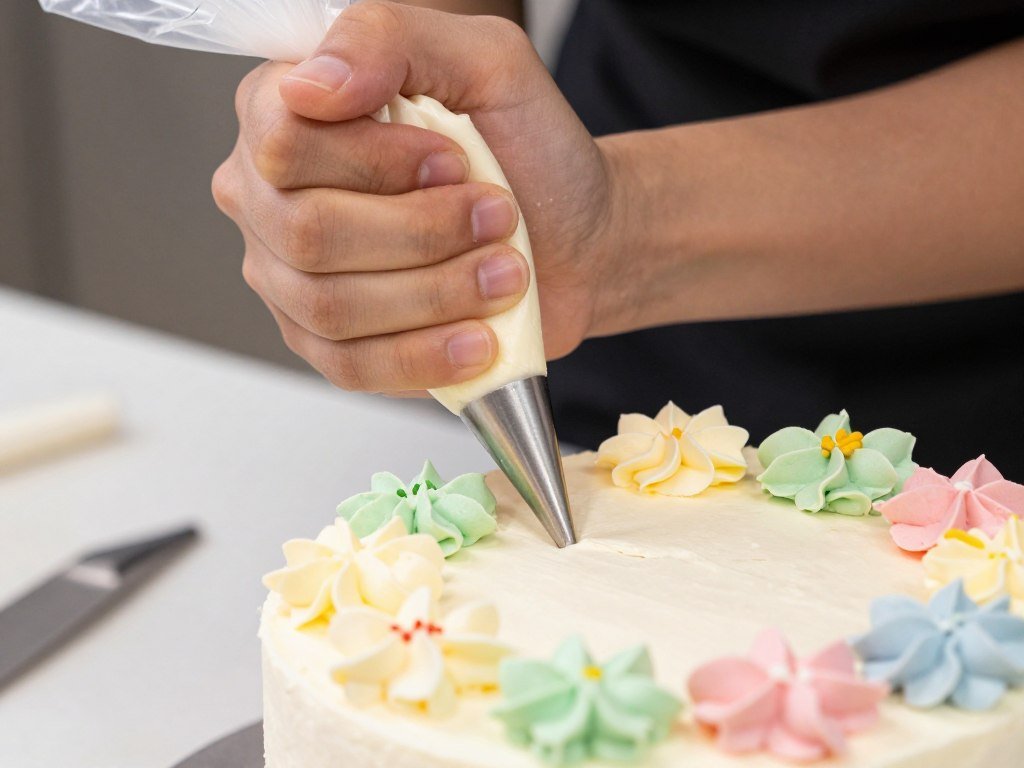 buttercream flower piping techniques for birthday cake decoration buttercream flower piping techniques for birthday cake decoration