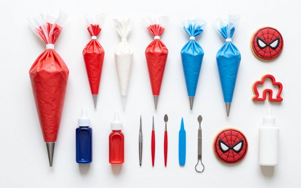 cake decorating supplies for spiderman cake including fondant colors piping bags cake decorating supplies for spiderman cake including fondant colors piping bags