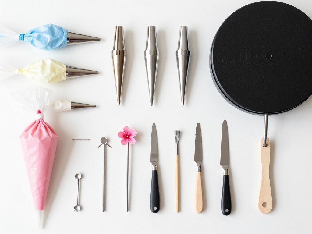 cake decorating tools for floral designs