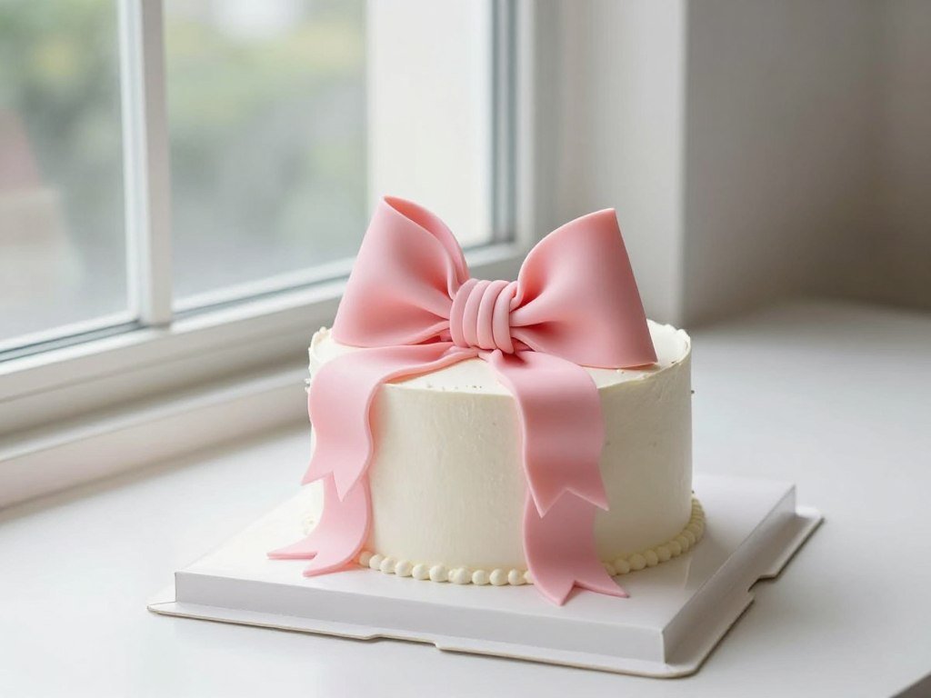 cake photographed in natural window light