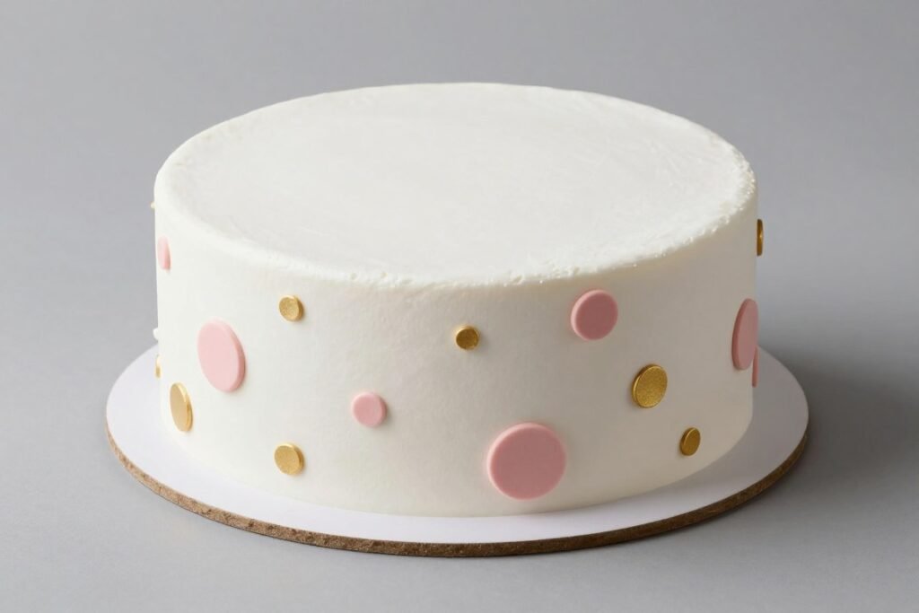 cake stock photography showing dot pattern design cake stock photography showing dot pattern design