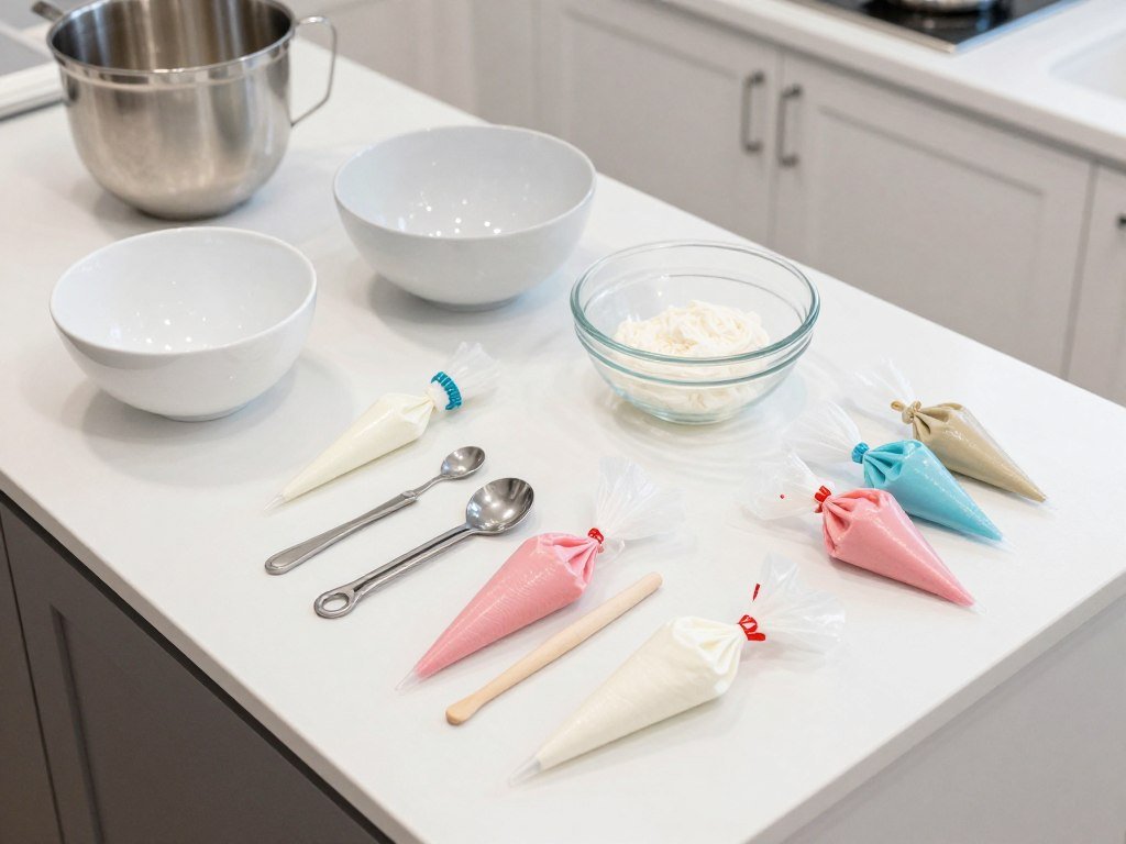 cake stock showing home baker workspace cake stock showing home baker workspace