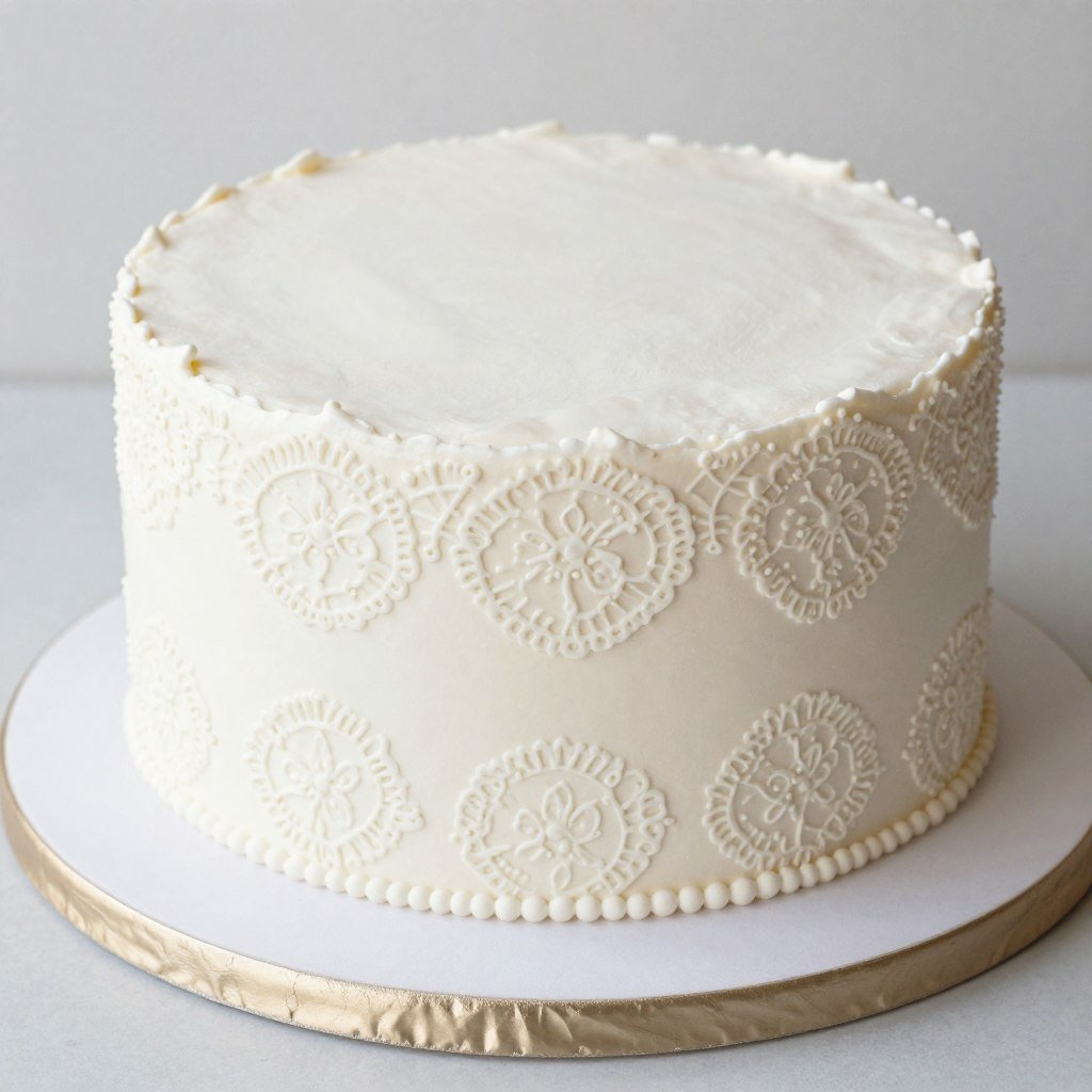cake stock showing smooth fondant with impression mats cake stock showing smooth fondant with impression mats