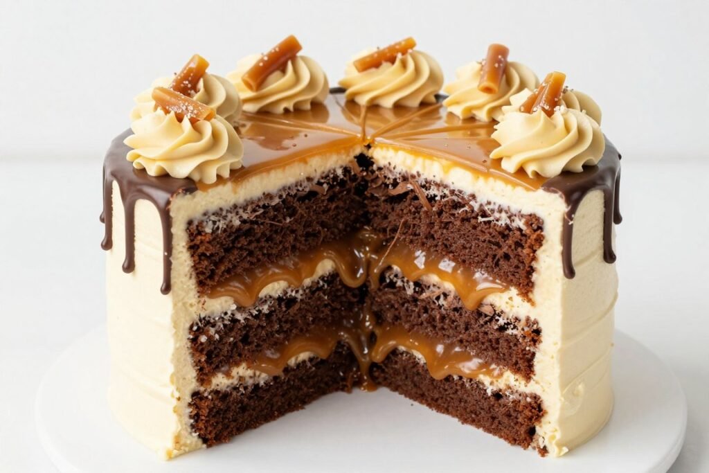 caramel cake chocolate layers caramel cake chocolate layers