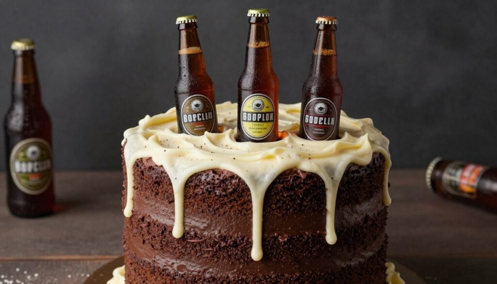 chocolate beer cake for 30th birthday men