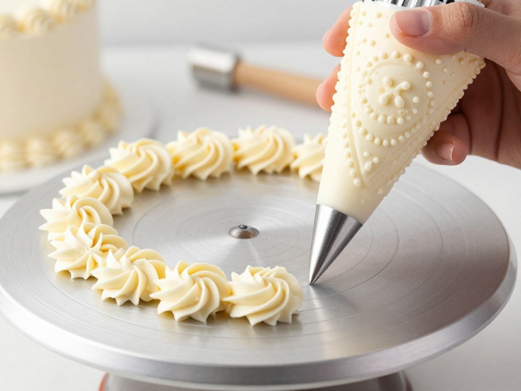 classic vintage cake piping techniques and borders