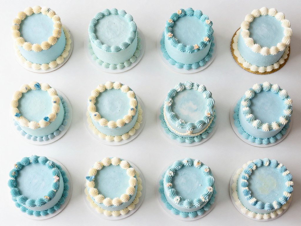 collection of aesthetic blue cake designs girly styles collection of aesthetic blue cake designs girly styles
