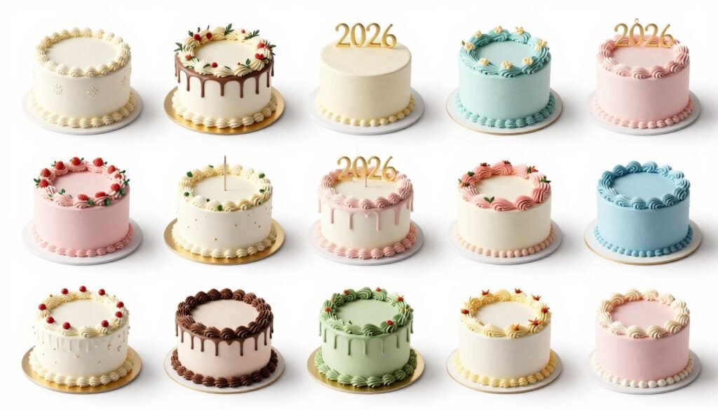 collection of trending birthday cake designs women 2026 showcase