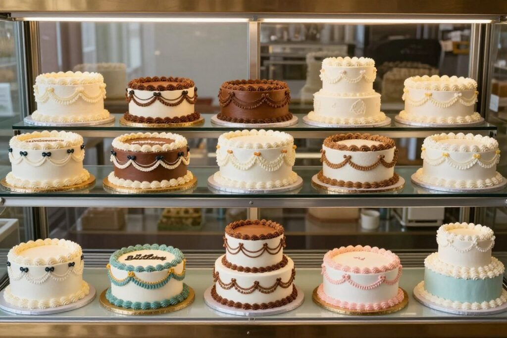 collection of vintage birthday cake styles for men