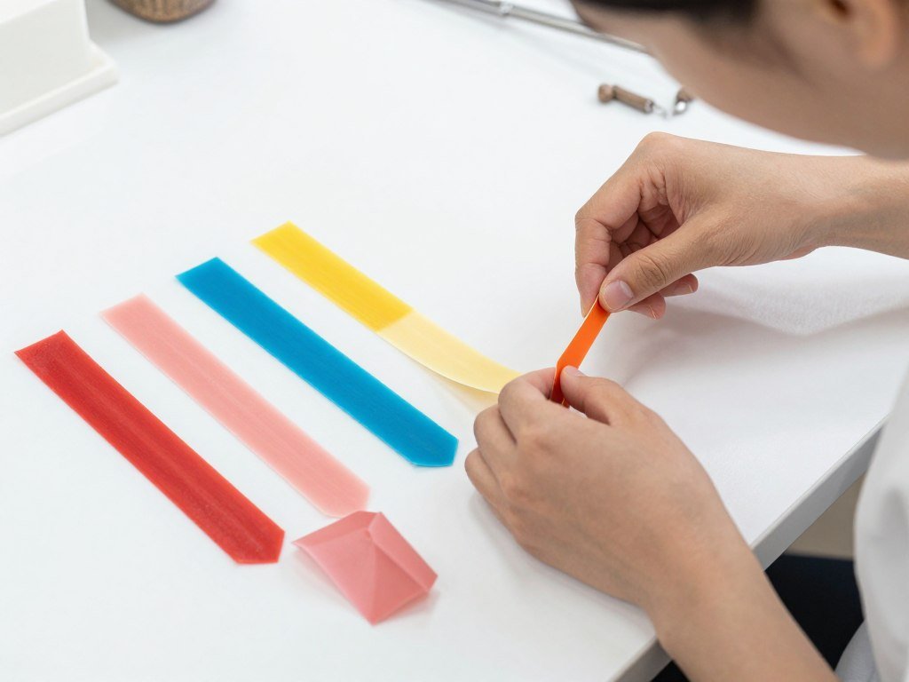 color matching test strips