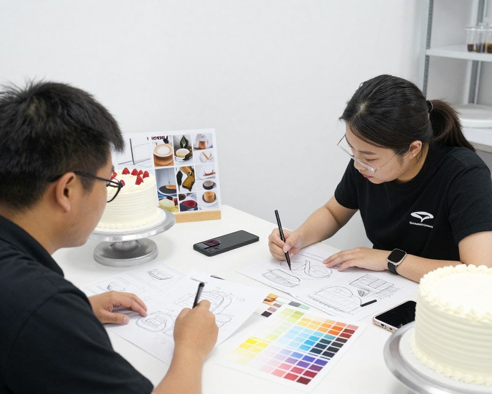 consultation planning for custom birthday cake design
