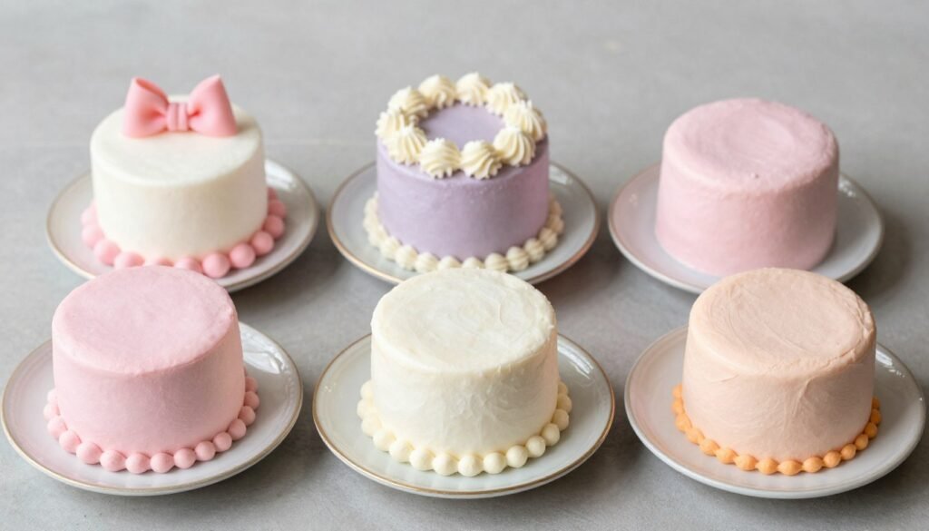 coquette aesthetic cake color palette examples