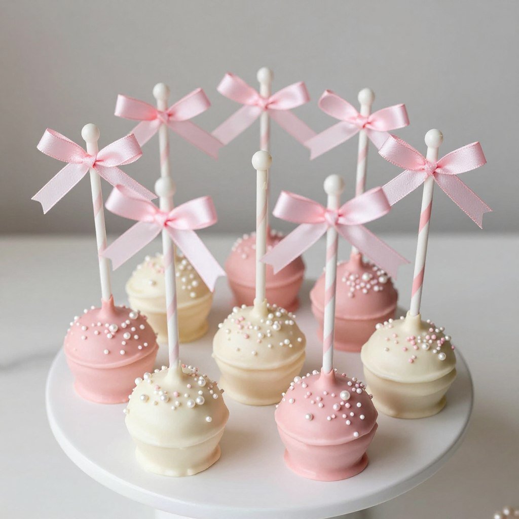 coquette cake pops