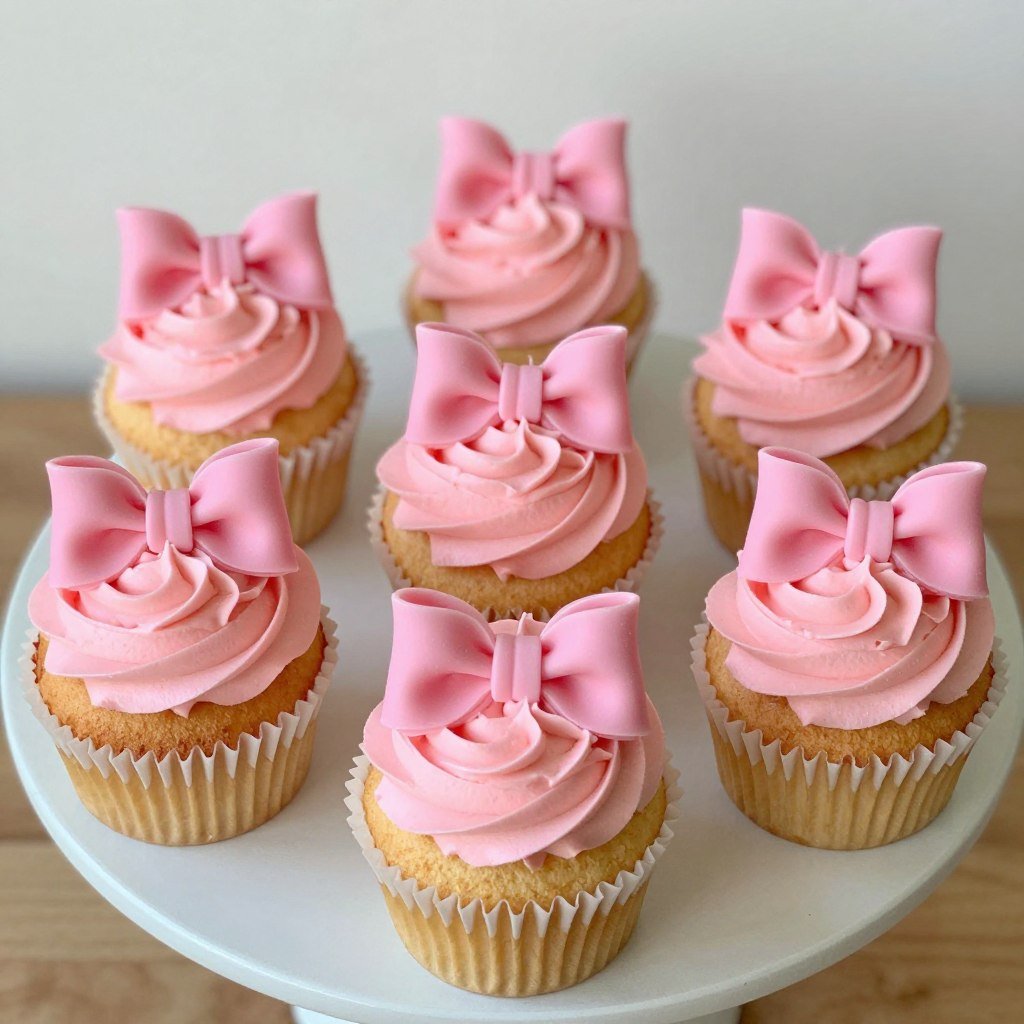 coquette cupcakes matching cake