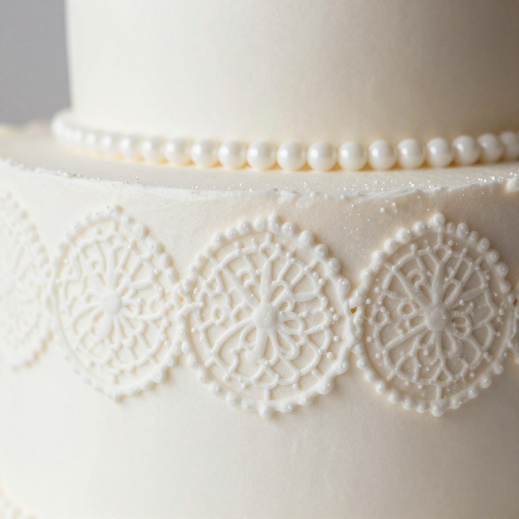 coquette white cake with vintage lace pattern and romantic details coquette white cake with vintage lace pattern and romantic details