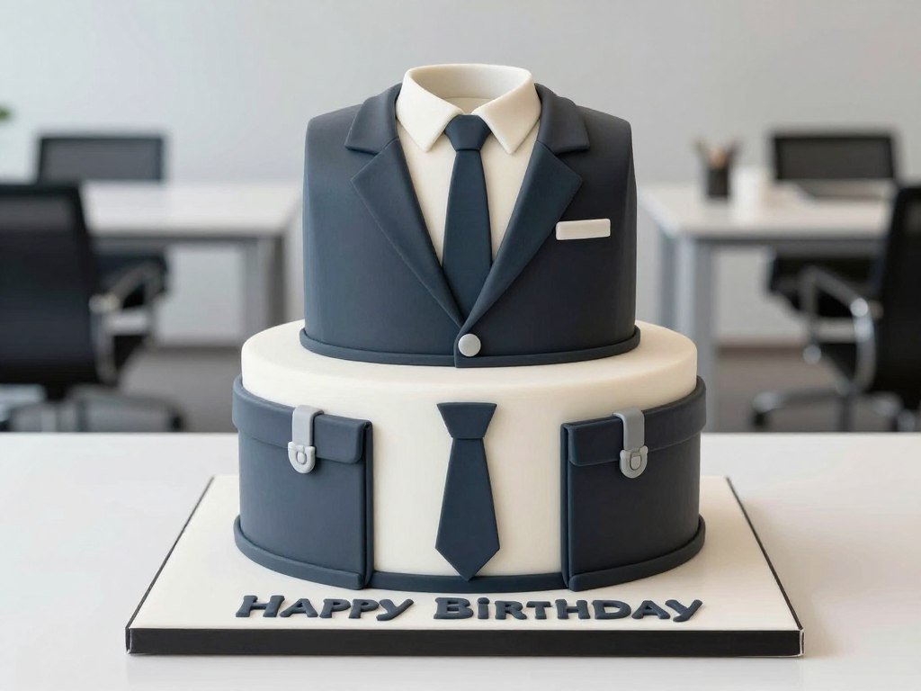 corporate business birthday cake