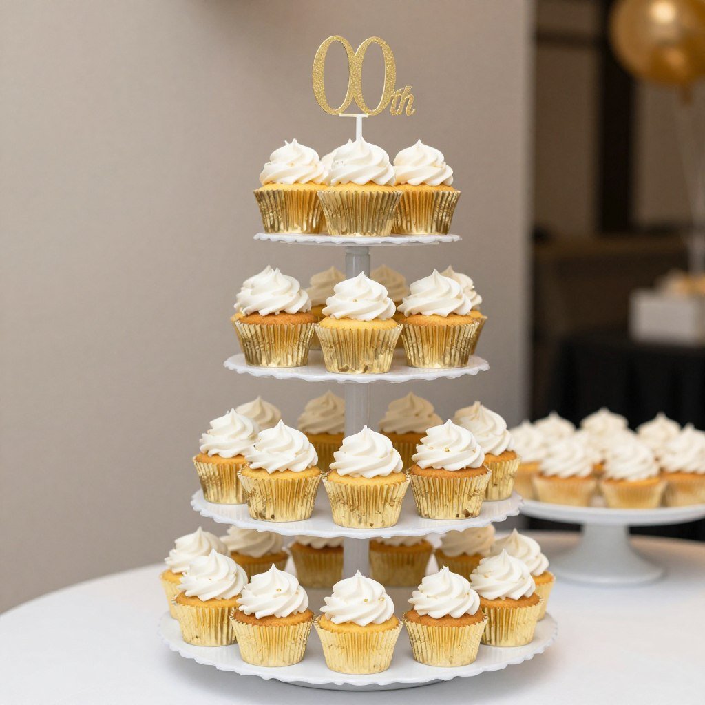 cupcake tower elegant design