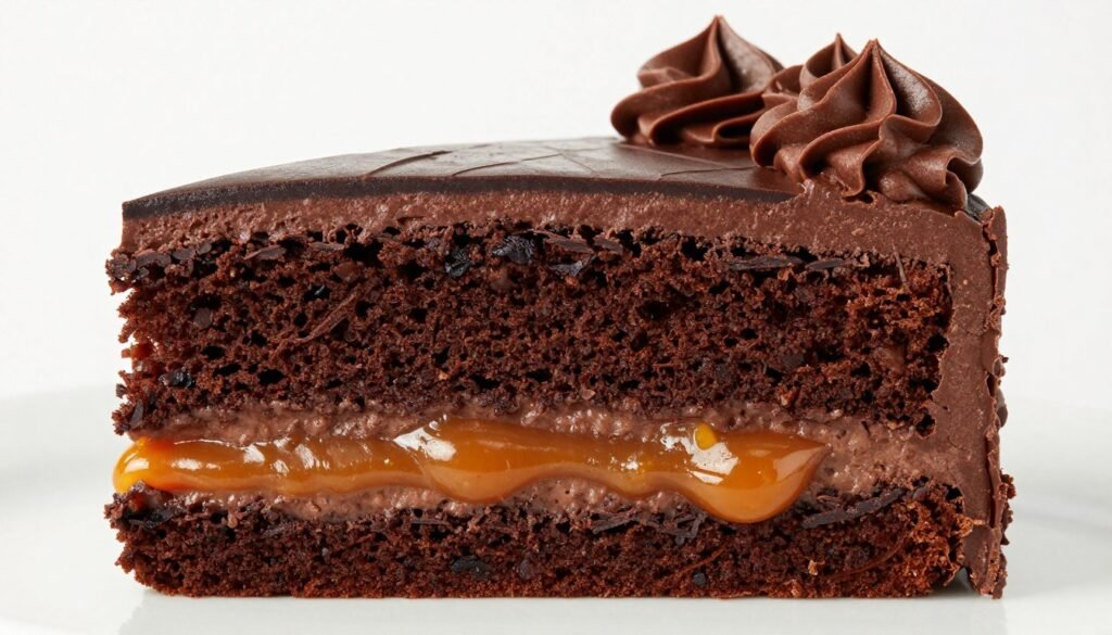 dark chocolate birthday cake with salted caramel filling layers dark chocolate birthday cake with salted caramel filling layers