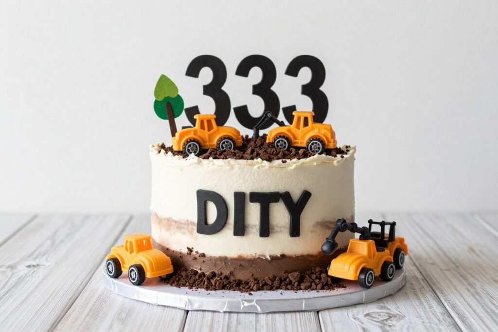 dirty thirty birthday cake design