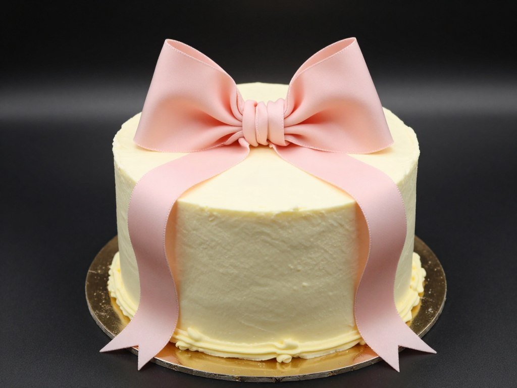 easy first bow cake project