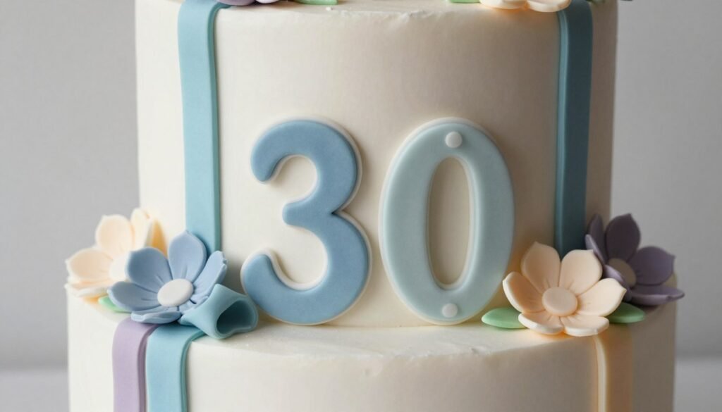 fondant cake with three dimensional decorations