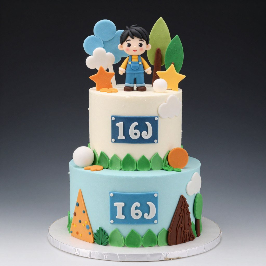 fondant decorations on boys birthday cake fondant decorations on boys birthday cake
