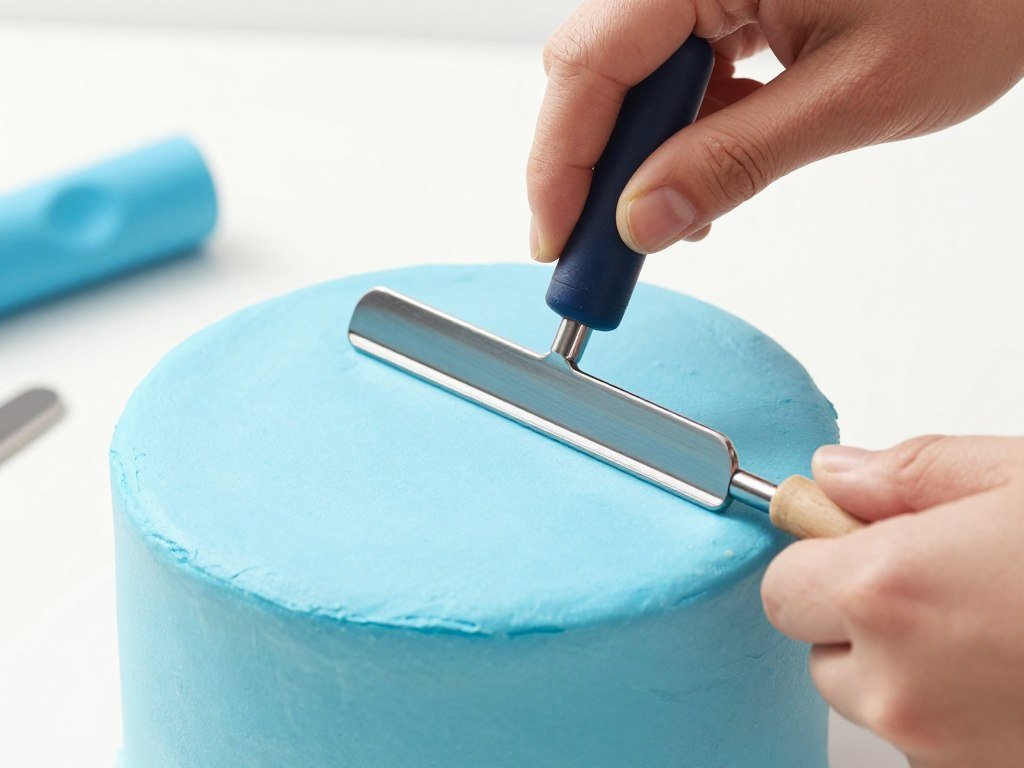 fondant smoothing technique blue cake tutorial fondant smoothing technique blue cake tutorial