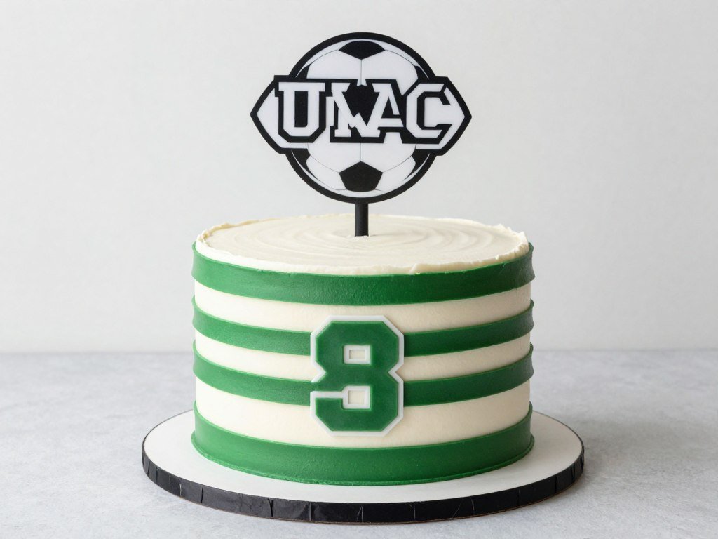 football team colors cake