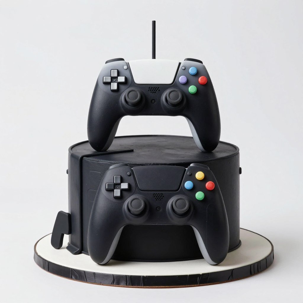 gaming console birthday cake with controllers gaming console birthday cake with controllers
