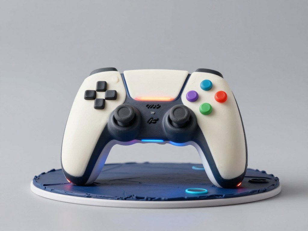 gaming console birthday cake