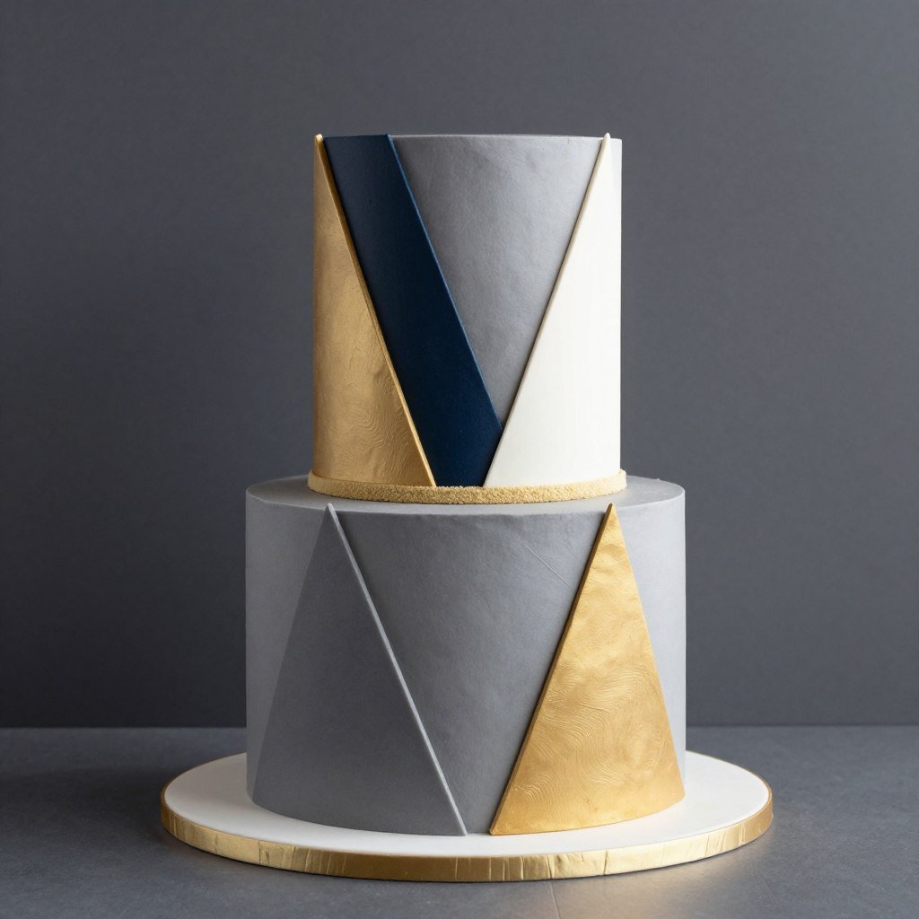 geometric modern birthday cake for boyfriend geometric modern birthday cake for boyfriend